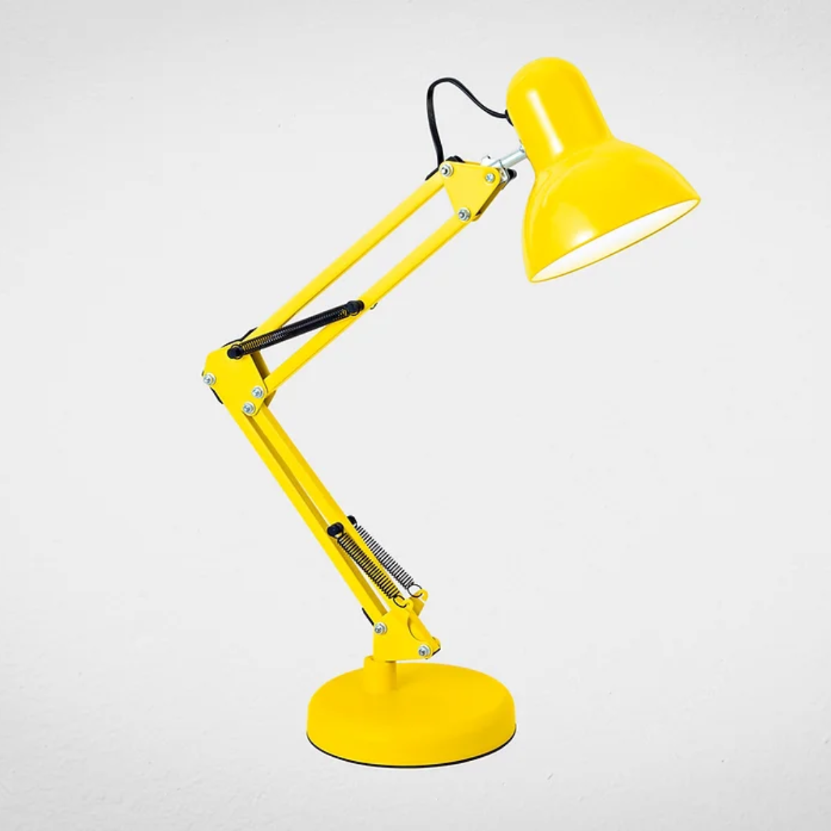 Abajur de Mesa Articulado Amarelo
