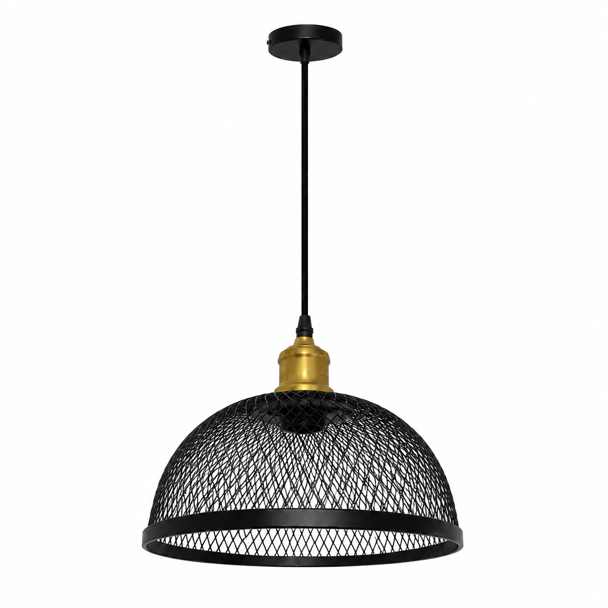 Pendente Elo 25 GMH Preto Dourado Aramado...