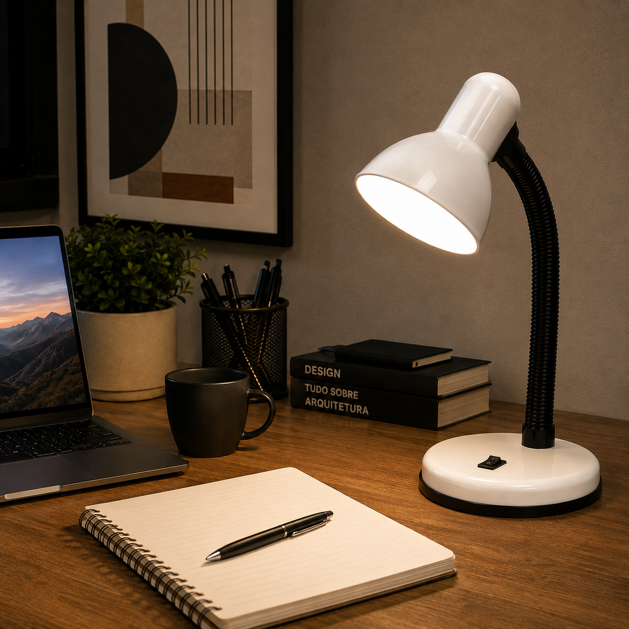 MINI OFFICE LAMP BRANCA